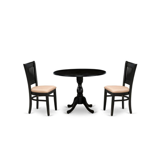 3-Pc Dining Room Table Set- 2 Dining Chairs And Dining Tables By East West Furniture | Dining Sets | Modishstore