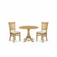 3-Pc Dining Room Table Set- 2 Wooden Chairs And Dining Tables By East West Furniture | Dining Sets | Modishstore - 4