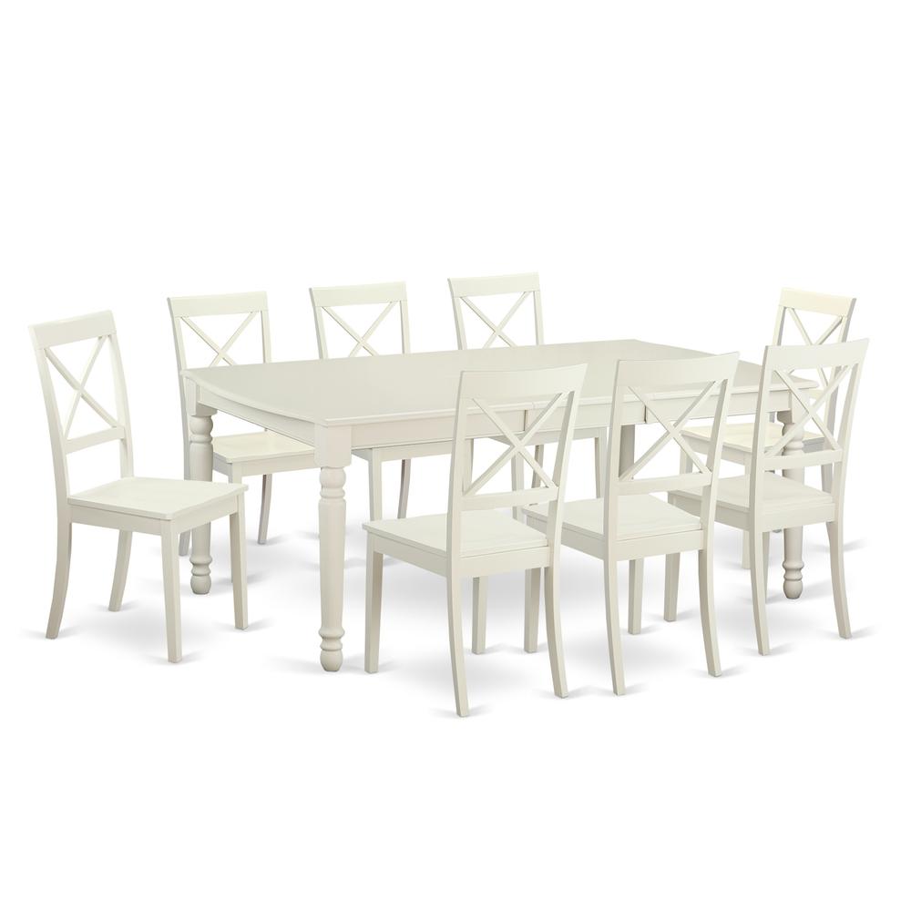 9 Pc Dinette Table Set For 8- Dining Table And 8 Dining Chairs By East West Furniture | Dining Sets | Modishstore - 2