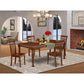 Dining Room Set Mahogany DOCA5-MAH-W By East West Furniture | Dining Sets | Modishstore