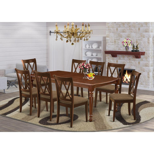 Dining Room Set Mahogany DOCL9 - MAH - C By East West Furniture | Dining Sets | Modishstore