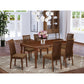 Dining Room Set Mahogany DOIP7-MAH-C By East West Furniture | Dining Sets | Modishstore