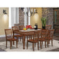 Dining Room Set Mahogany DOML9-MAH-W By East West Furniture | Dining Sets | Modishstore