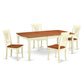 5 Pc Table And Chairs Set For 4-Dinette Table And 4 Dining Chairs By East West Furniture | Dining Sets | Modishstore - 2