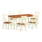7 Pc Table Set -Kitchen Dinette Table And 6 Dining Chairs By East West Furniture | Dining Sets | Modishstore - 2