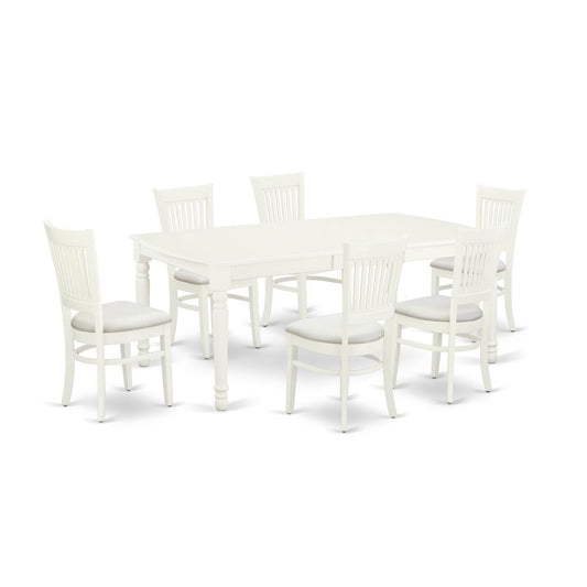Dining Table - Dining Chairs DOVA7 - LWH - C By East West Furniture | Dining Sets | Modishstore