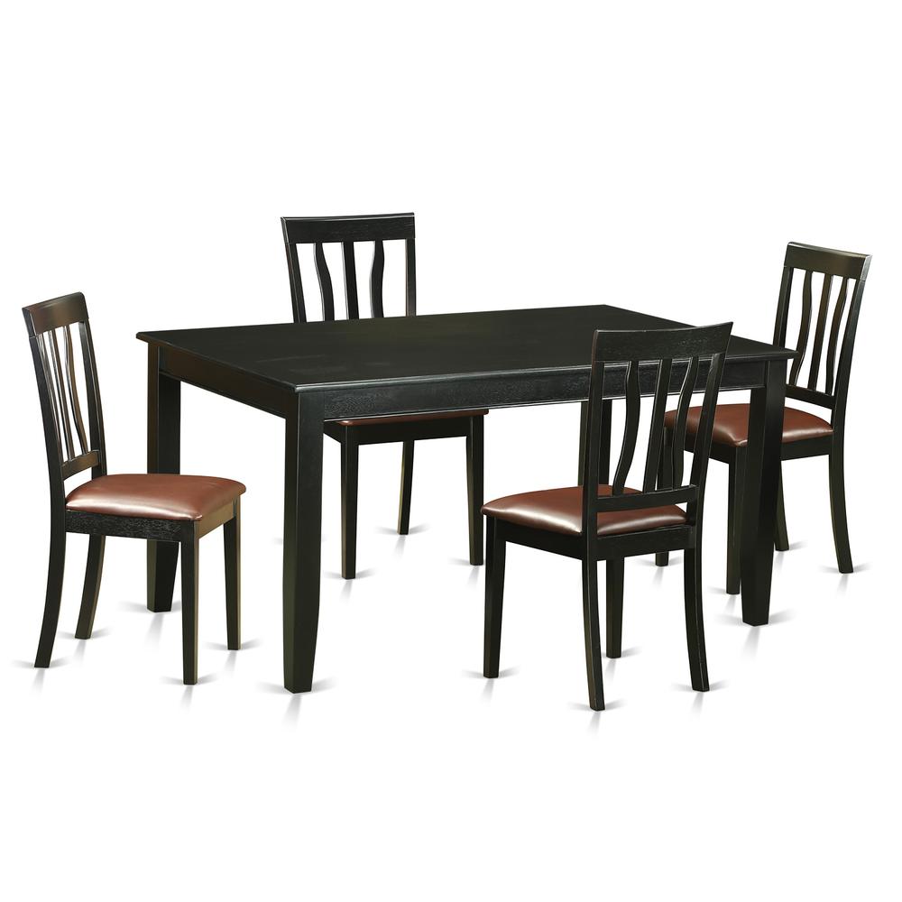 5 Pc Dinette Set - Table And 4 Dining Chairs By East West Furniture | Dining Sets | Modishstore - 2
