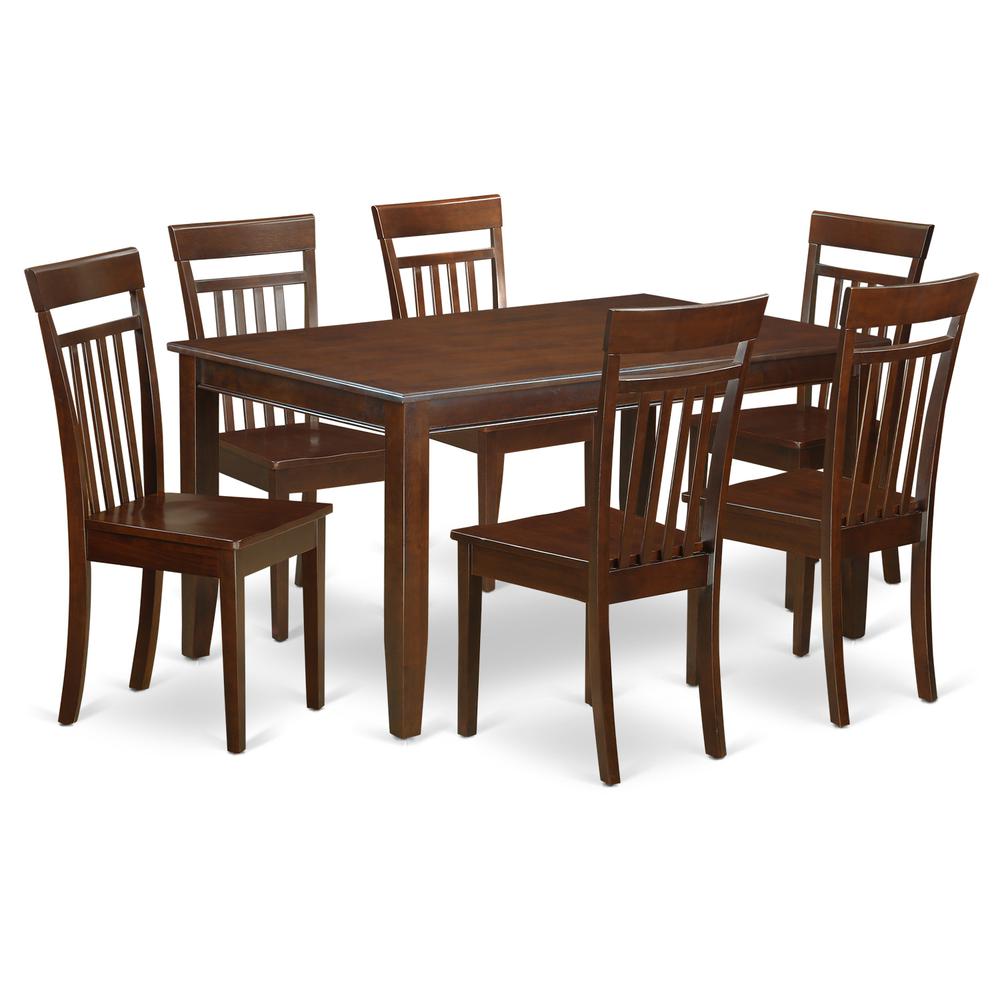 7 Pc Dining Room Set For 6- Dinette Table And 6 Dinette Chair By East West Furniture | Dining Sets | Modishstore - 2