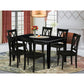 Dining Room Set Black DUCL7-BLK-W By East West Furniture | Dining Sets | Modishstore