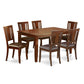 7 Pc Formal Dining Room Set-Table And 6 Dining Chairs By East West Furniture | Dining Sets | Modishstore - 2