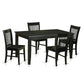 5 Pc Dinette Set-Dinette Table And 4 Dining Chairs By East West Furniture | Dining Sets | Modishstore - 2