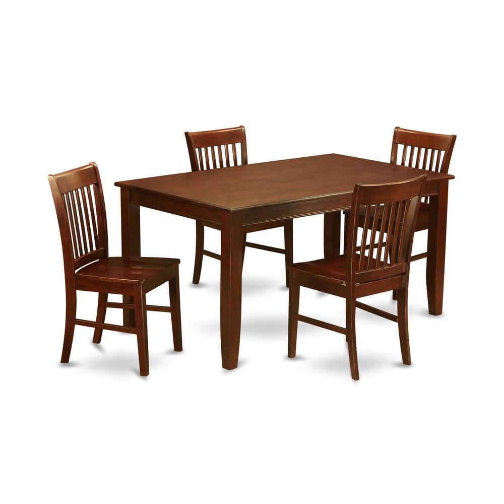 5 Pc Dining Room Set For 4-Dining Table And 4 Chairs For Dining Room By East West Furniture | Dining Sets | Modishstore - 2