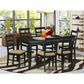 Dupf7-Blk-C 7 Pc Dinette Table Set For 6-Kitchen Table And 6 Dining Chairs By East West Furniture | Dining Sets | Modishstore - 2