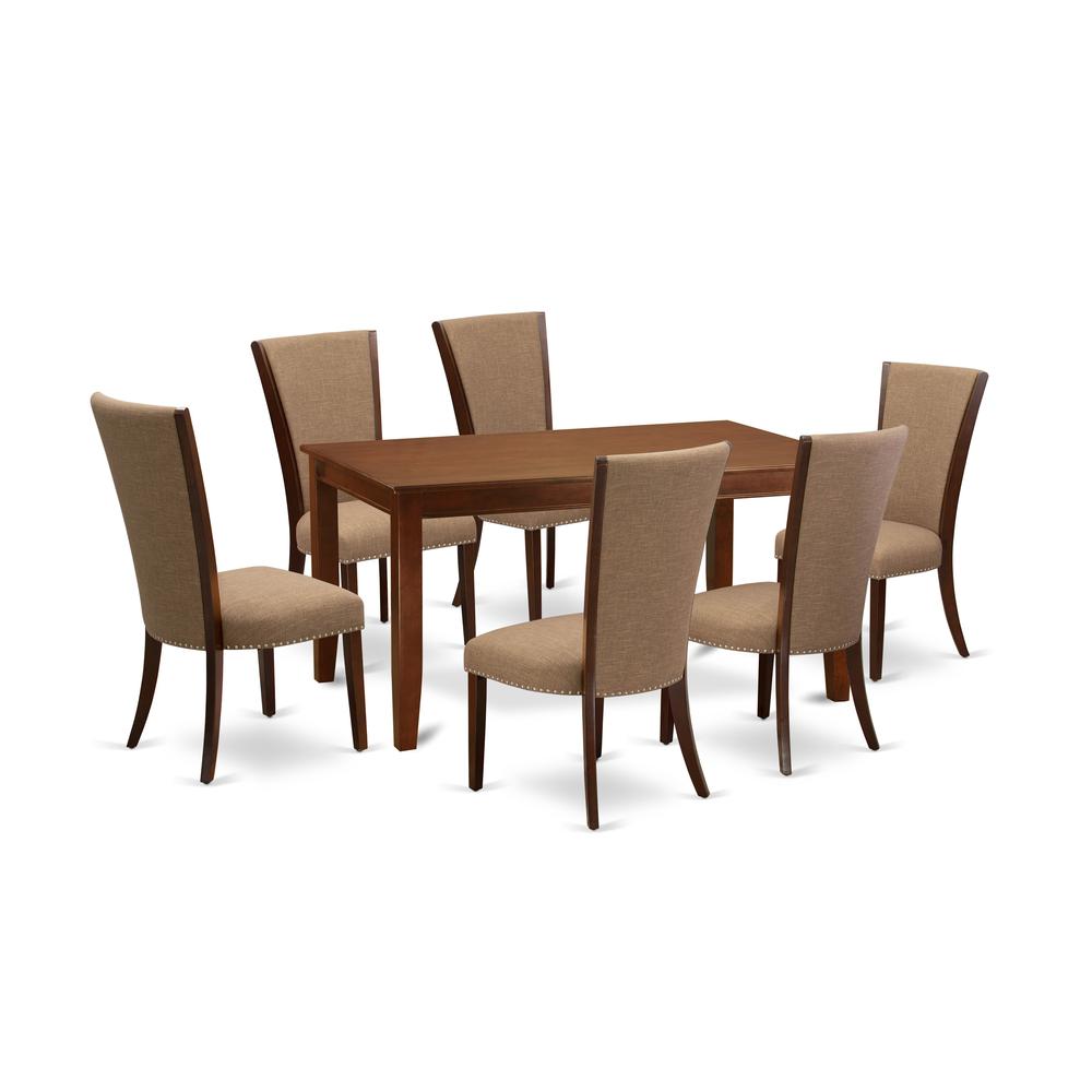 A Dining Room Table Set Of 6 Wonderful Dining Room Chairs And Dining Tables By East West Furniture | Dining Sets | Modishstore
