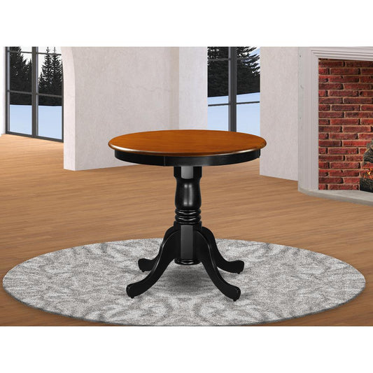 Dining Table Black & Cherry EMT-BCH-TP By East West Furniture | Dining Tables | Modishstore