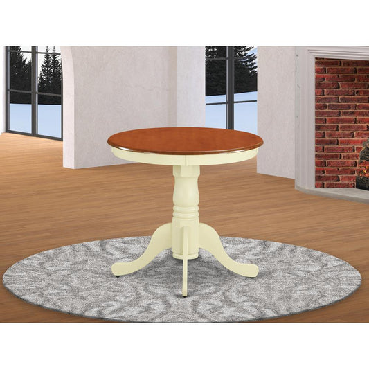 Dining Table Buttermilk & Cherry EMT-BMK-TP By East West Furniture | Dining Tables | Modishstore