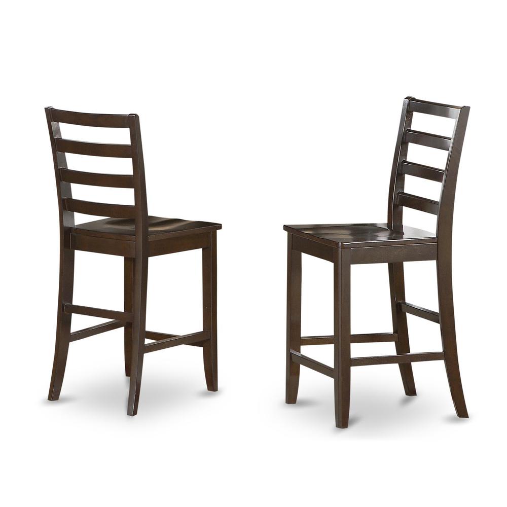 Fairwinds Stool Wood Seat With Lader Back, Set Of 2 By East West Furniture | Dining Chairs | Modishstore - 2