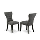 Dining Chair Wirebrushed Black GAP6T50 By East West Furniture | Dining Chairs | Modishstore