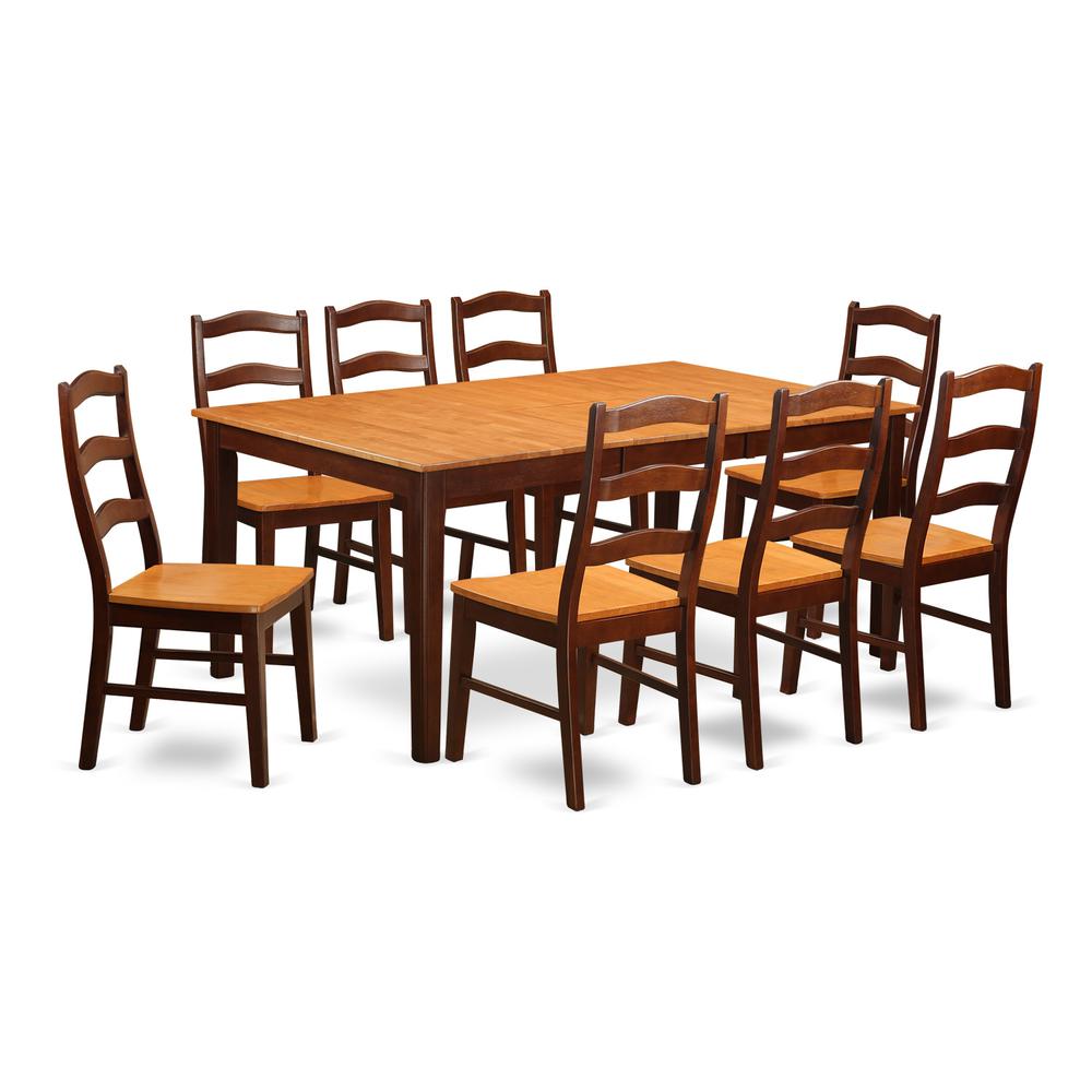 9 Pc Dining Room Set For 8-Dining Table With Leaf And 8 Dining Chairs. By East West Furniture | Dining Sets | Modishstore - 2