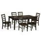7 Pc Dining Room Set-Table With Leaf And 6 Kitchen Chairs. By East West Furniture | Dining Sets | Modishstore - 2