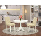 Dining Room Set Linen White HLAB3-LWH-02 By East West Furniture | Dining Sets | Modishstore