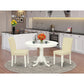 Dining Room Set Linen White HLAB3-LWH-64 By East West Furniture | Dining Sets | Modishstore