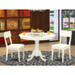 Dining Room Set Linen White HLAD3-LWH-LC By East West Furniture | Dining Sets | Modishstore