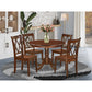 Dining Room Set Mahogany HLCL5-MAH-W By East West Furniture | Dining Sets | Modishstore