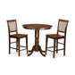 3 Pc Dining Counter Height Set - High Top Table And 2 Dining Chairs. By East West Furniture | Dining Sets | Modishstore - 2
