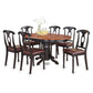 7 Pc With Pedestal Oval Dining Table And 6 Dining Chairs. By East West Furniture | Dining Sets | Modishstore - 2