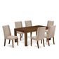7-Pc Dining Table Set- 6 Kitchen Chairs And Dining Tables By East West Furniture | Dining Sets | Modishstore - 4