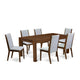 7-Piece Dinette Set- 6 Dining Padded Chairs And Dining Tables By East West Furniture | Dining Sets | Modishstore - 4