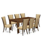 9Pc Kitchen Table Set Contains A Dining Room Table And 8 Parsons Dining Chairs And Dining Tables By East West Furniture | Dining Sets | Modishstore