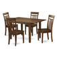 5 Pc Kitchen Dinette Set-Breakfast Nook And 4 Chairs For Dining Room By East West Furniture | Dining Sets | Modishstore - 2