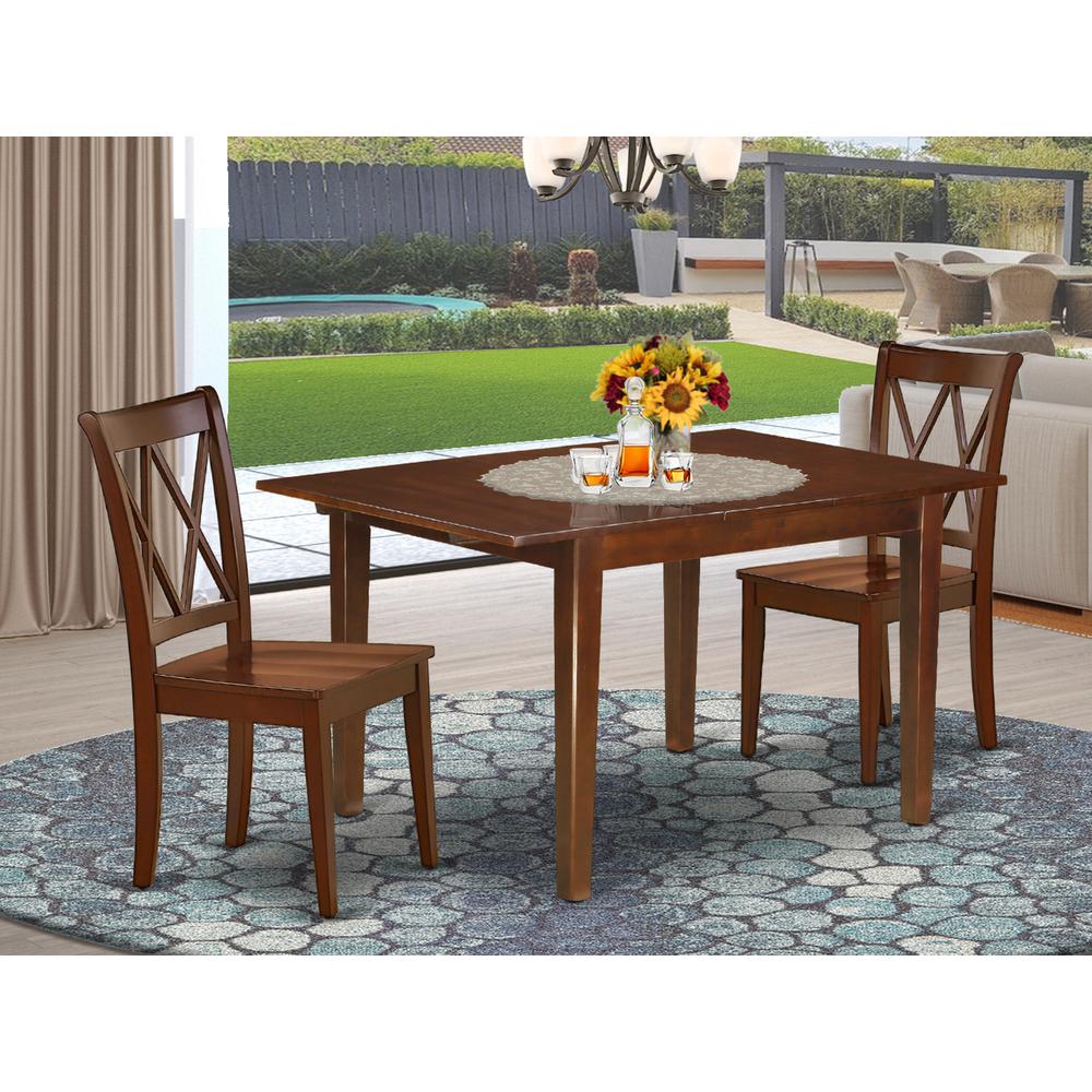 Dining Room Set Mahogany MLCL3-MAH-W By East West Furniture | Dining Sets | Modishstore