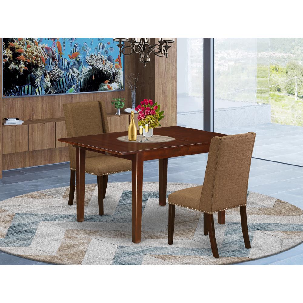 Dining Room Set Mahogany MLFL3 - MAH - 18 By East West Furniture | Dining Sets | Modishstore