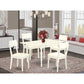Dining Room Set Linen White MZAD5 - LWH - LC By East West Furniture | Dining Sets | Modishstore