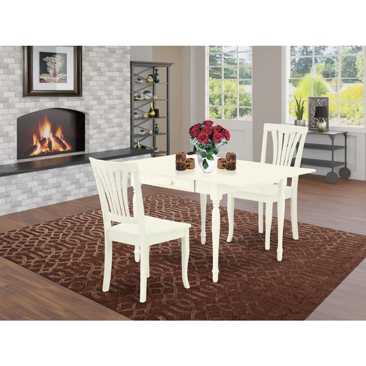 Dining Room Set Linen White MZAV3 - LWH - W By East West Furniture | Dining Sets | Modishstore