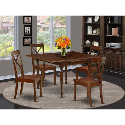 Dining Room Set Mahogany MZBO5 - MAH - W By East West Furniture | Dining Sets | Modishstore