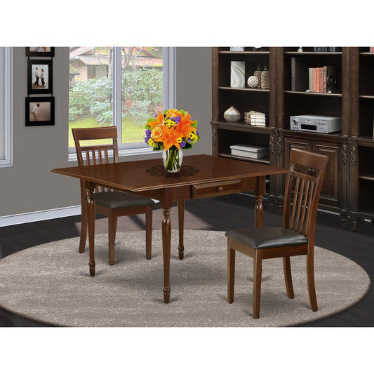 Dining Room Set Mahogany MZCA3 - MAH - LC By East West Furniture | Dining Sets | Modishstore