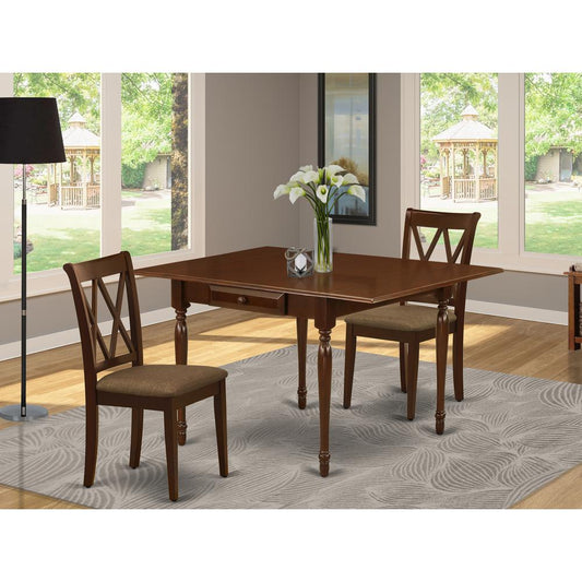 Dining Room Set Mahogany MZCL3 - MAH - C By East West Furniture | Dining Sets | Modishstore