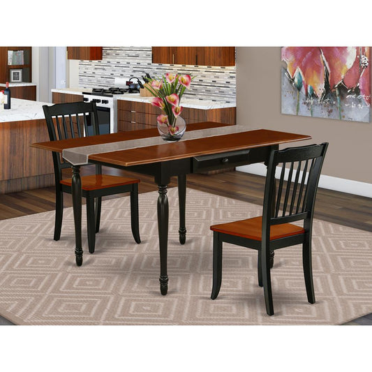 Dining Room Set Black & Cherry MZDA3 - BCH - W By East West Furniture | Dining Sets | Modishstore