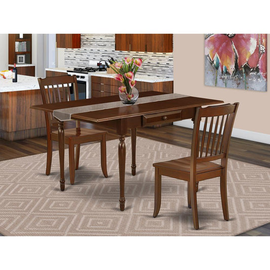 Dining Room Set Mahogany MZDA3 - MAH - W By East West Furniture | Dining Sets | Modishstore