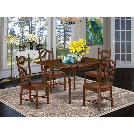 Dining Room Set Mahogany MZDO5 - MAH - W By East West Furniture | Dining Sets | Modishstore