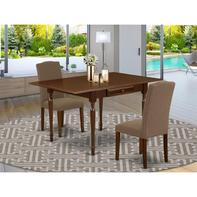 Dining Room Set Mahogany MZEN3 - MAH - 18 By East West Furniture | Dining Sets | Modishstore