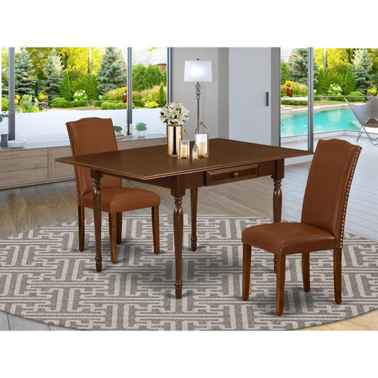 Dining Room Set Mahogany MZEN3 - MAH - 66 By East West Furniture | Dining Sets | Modishstore