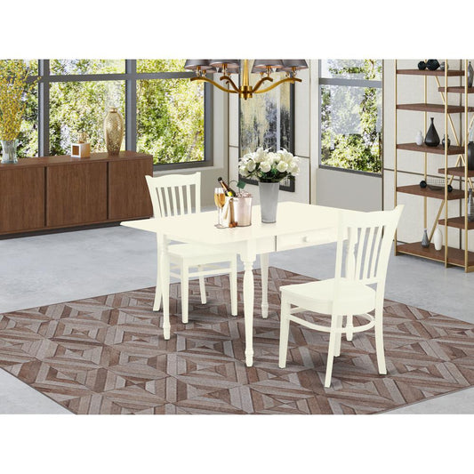Dining Room Set Linen White MZGR3 - LWH - W By East West Furniture | Dining Sets | Modishstore