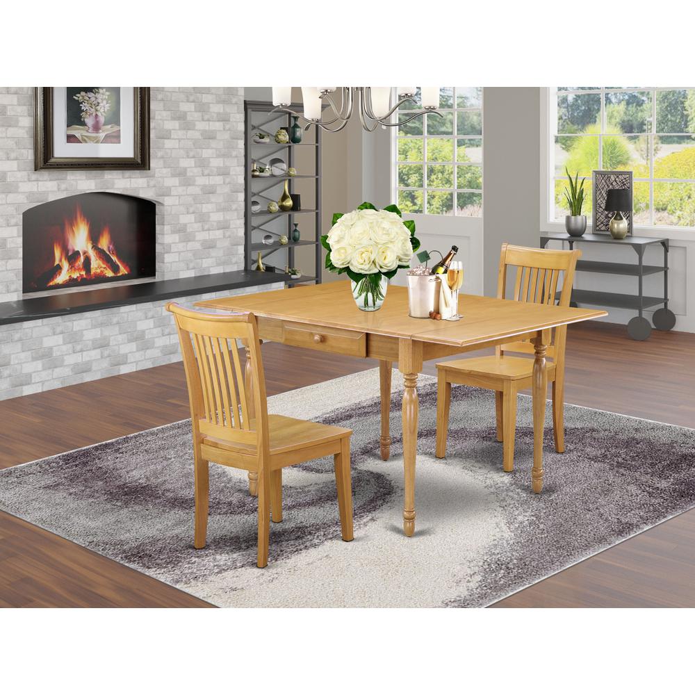 Dining Room Set Oak MZPO3-OAK-W By East West Furniture | Dining Sets | Modishstore