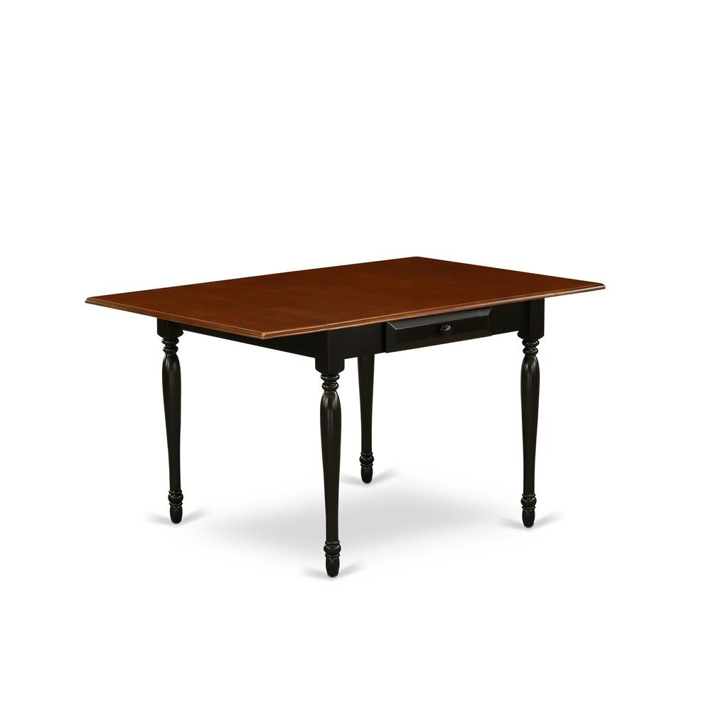 Dining Table Black & Cherry MZT-BCH-T By East West Furniture | Dining Tables | Modishstore