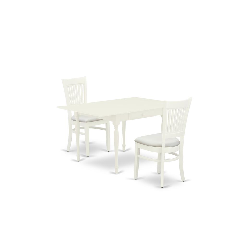 Dining Table - Dining Chairs MZVA3 - LWH - C By East West Furniture | Dining Sets | Modishstore